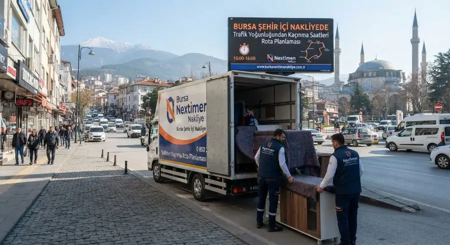 Bursa Şehir İçi Nakliyede Trafik Yoğunluğundan Kaçınma Saatleri ve Rota Planlaması